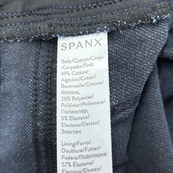 Spanx Jeanish Ankle Leggings Womens Size Medium Leopard Cheetah Pull On Pants - Picture 9 of 9